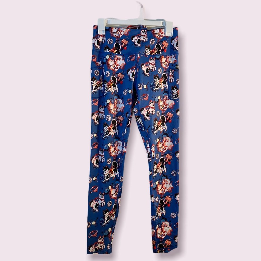 Iron Yokai Back Lace-Up Leggings Inu Hariko XL ***
